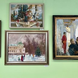 Выставка живописи «Ныне в старинной усадьбе» из Музейно-Выставочного центра «Петербургский художник».