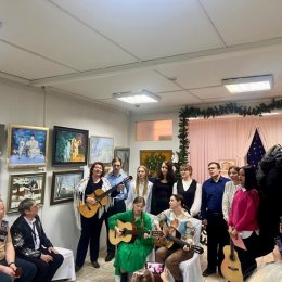 Открытие Традиционной ежегодной Рождественской выставки.