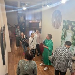 Открытие выставки Маргариты Барановой «Пространства и наполнения. Лето» живопись и графика.