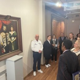 Открытие выставки Шкандрий Ярослава Онуфриевича, Ацбеха Негга Тесфае и Шкандрий Надежды Ярославовны «Преемственность поколений».