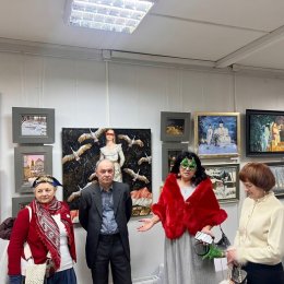 Открытие Традиционной ежегодной Рождественской выставки.