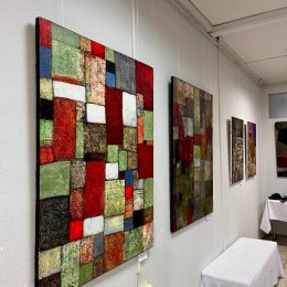 Выставка Сергея Киселева «Поэтика абстрактного неофольклоризма».