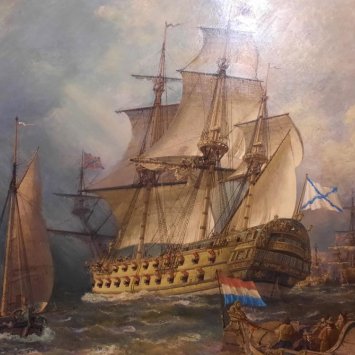 Открытие выставки "Морские истории" художника Сергея Пена. 21 января 2022 г.