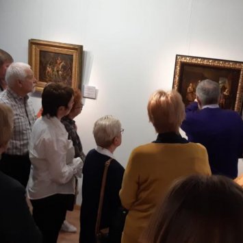 Открытие выставки "От неоклассицизма до импрессионизма...Французская живопись и скульптура XIX века из собрания Эрмитажа" 11 октября 2019 г.
