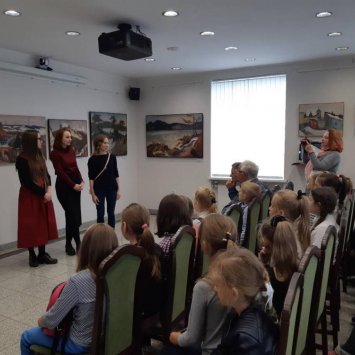 Открытие персональной выставки Кирилла Лещинского "Выборг и вокруг". 14 сентября 2018 г.