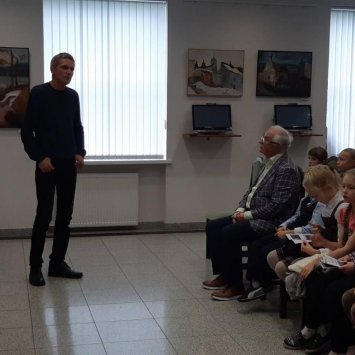 Открытие персональной выставки Кирилла Лещинского "Выборг и вокруг". 14 сентября 2018 г.