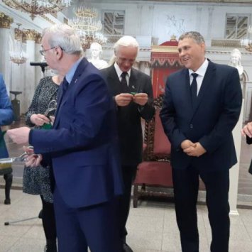 Открытие выставки "Санкт-Петербург. Образы города". 25 октября 2018 г.